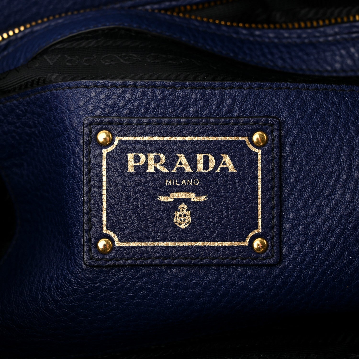 Prada Vitello Daino Hobo Bluette 6 of 12
