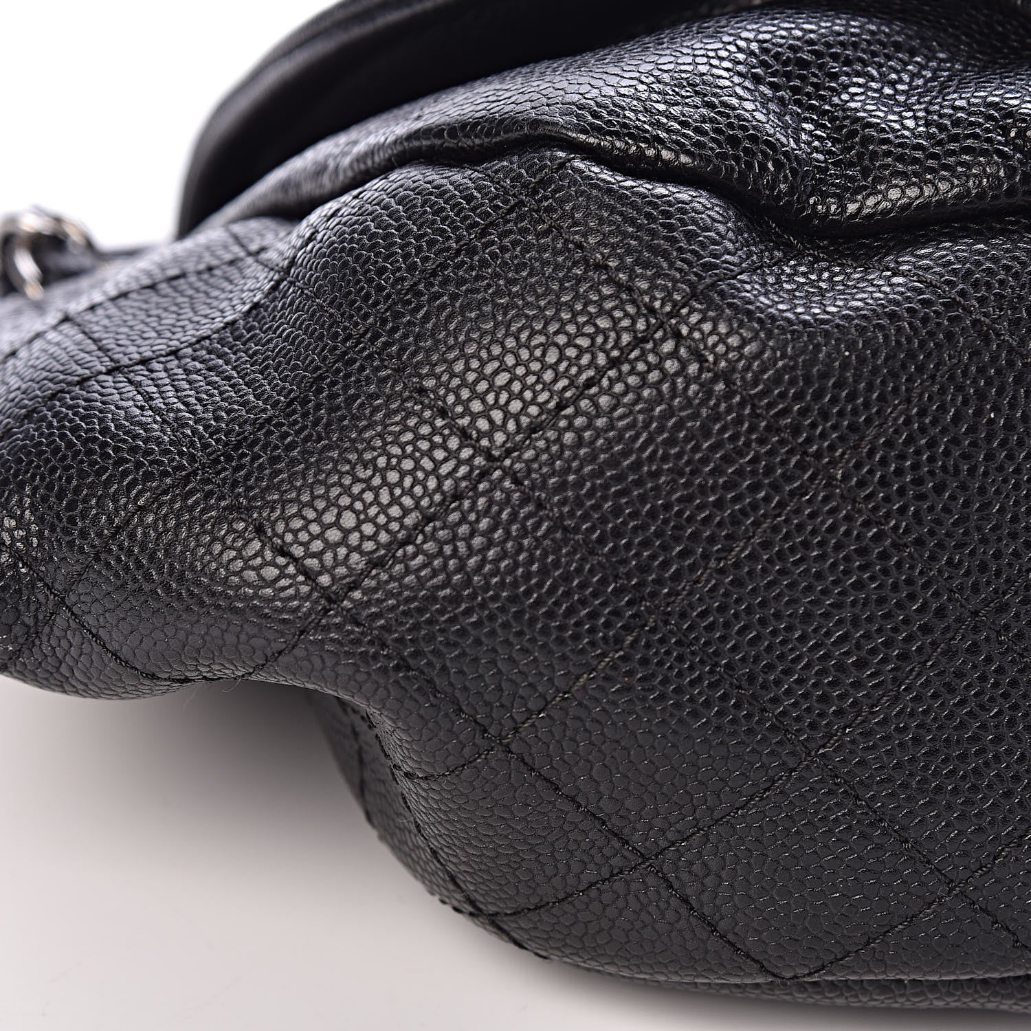 Chanel Caviar Half Moon Large Flap Black 5 of 11