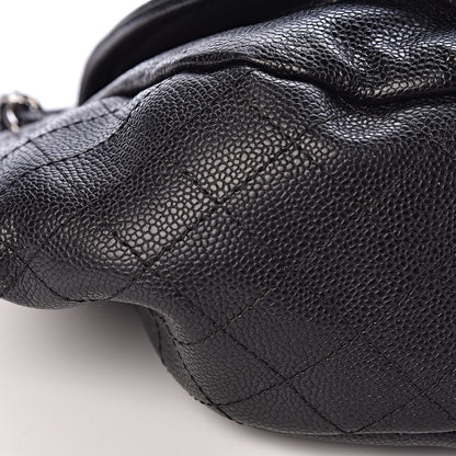 Chanel Caviar Half Moon Large Flap Black 5 of 11