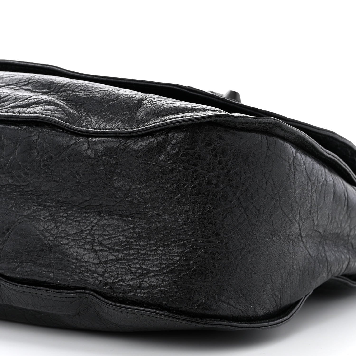 Balenciaga Agneau Classic Hardware Neo Folk Messenger Black 10 of 12