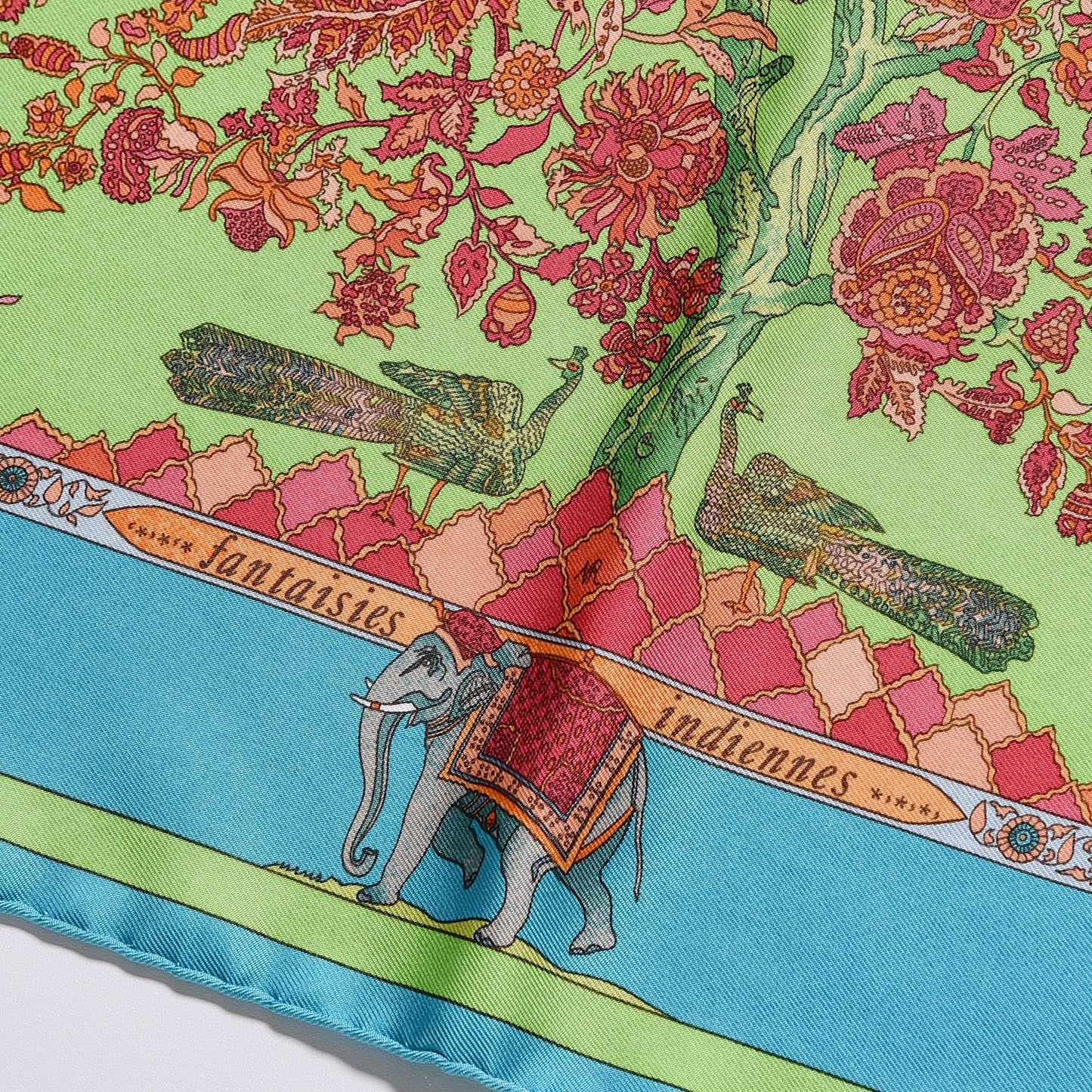 Silk Fantaisies Indiennes Pocket Square