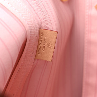 Louis Vuitton Damier Azur Neo Neverfull GM Rose Ballerine 8 of 12