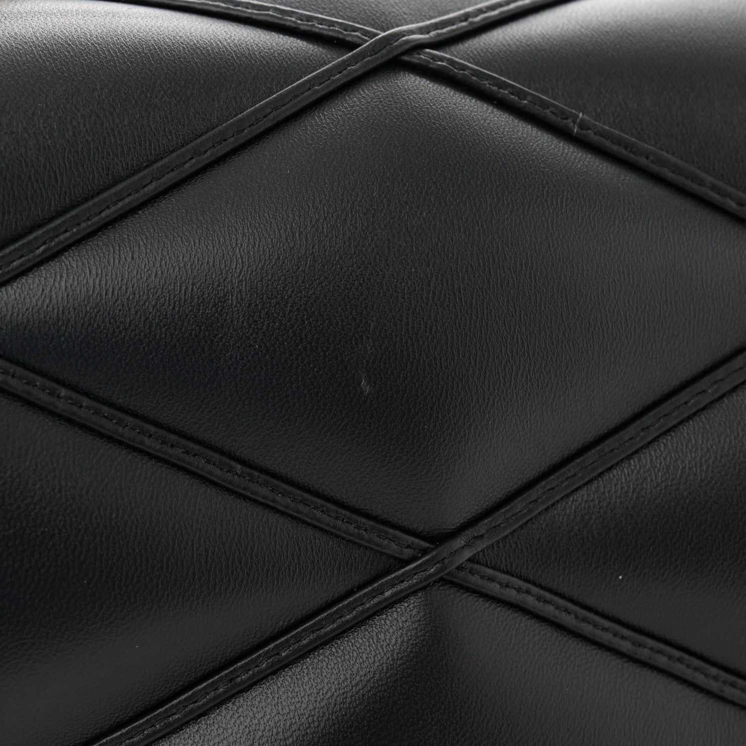Louis Vuitton Lambskin Malletage Top Handle GO-14 GM Black 12 of 14