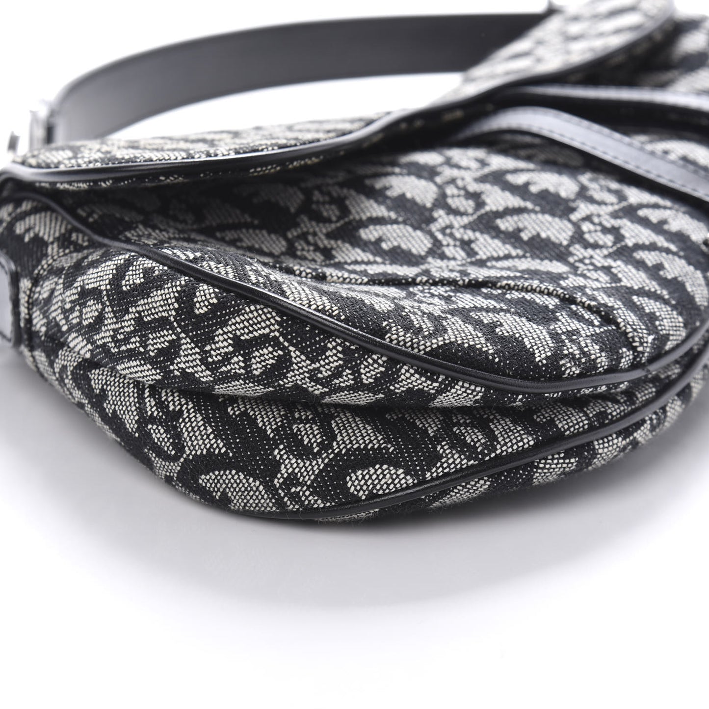 Monogram Saddle Bag Black