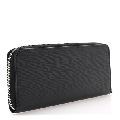 Louis Vuitton Epi Clemence Wallet Black 3 of 6