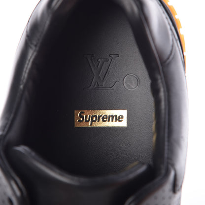 Louis Vuitton X SUPREME Calfskin Run Away Sneakers 7 Black 7 of 8