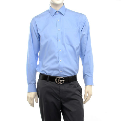 Gucci Textured Dollar Calfskin Nickel Double G 40mm Belt 100 40 Dark Cocoa 2 of 7