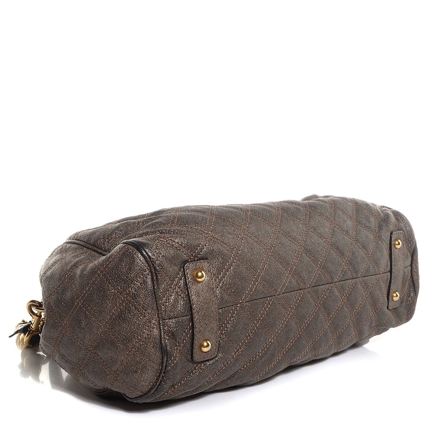 Quilted Coated Canvas Stam Grey