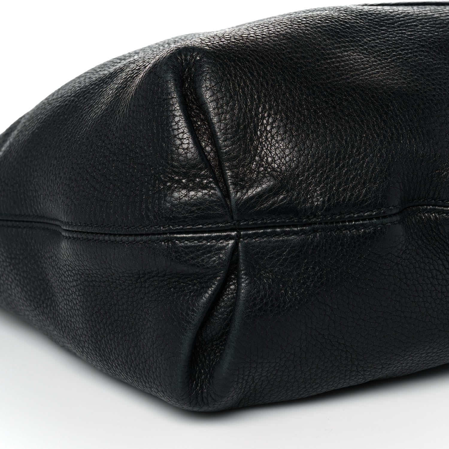 Gucci Pebbled Calfskin Soho Hobo Black 7 of 13