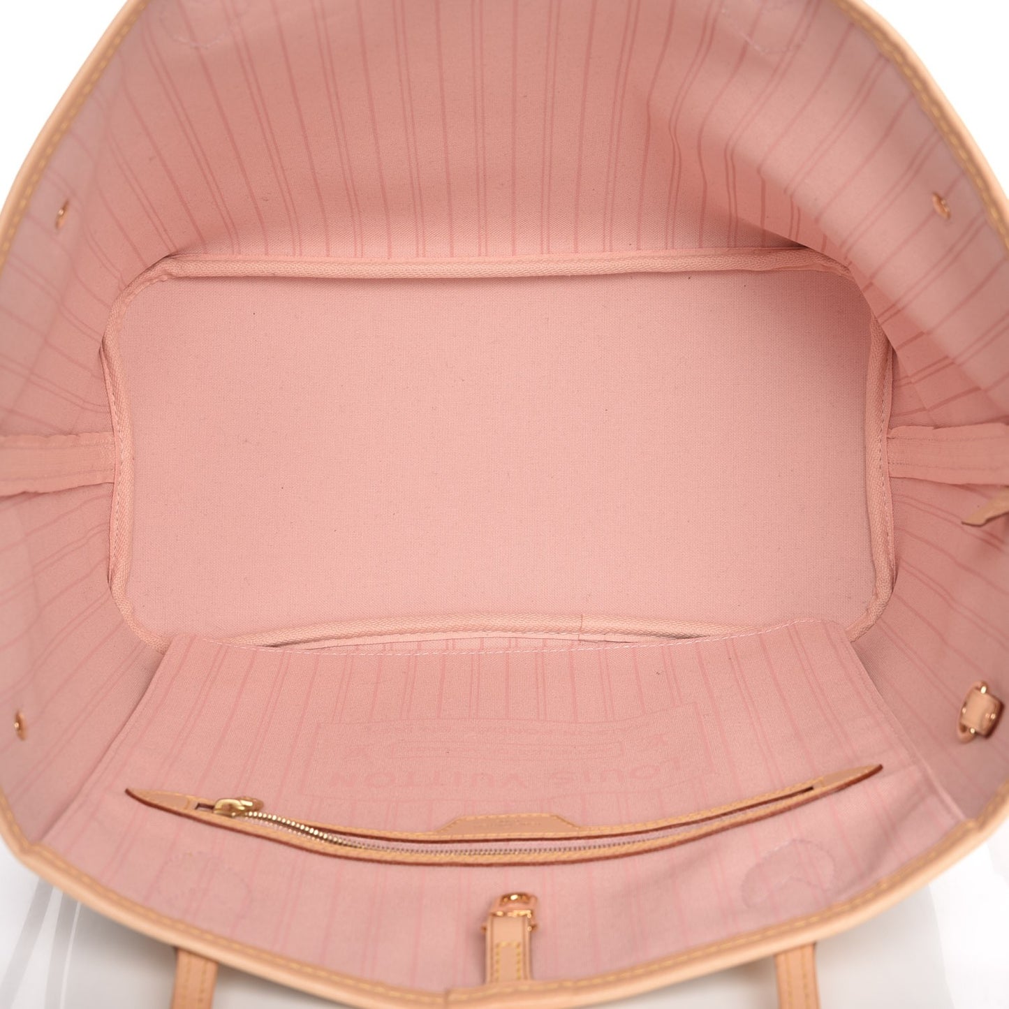 Damier Azur Neo Neverfull MM Rose Ballerine
