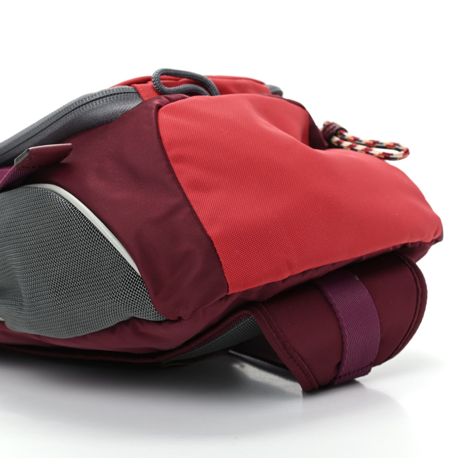 Burberry Nylon Leo Sling Bag Bright Red 6 of 10