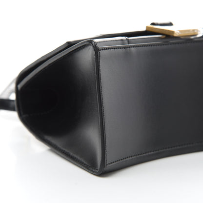 Balenciaga Shiny Box Calfskin Small Hourglass Top Handle Bag Black 10 of 12