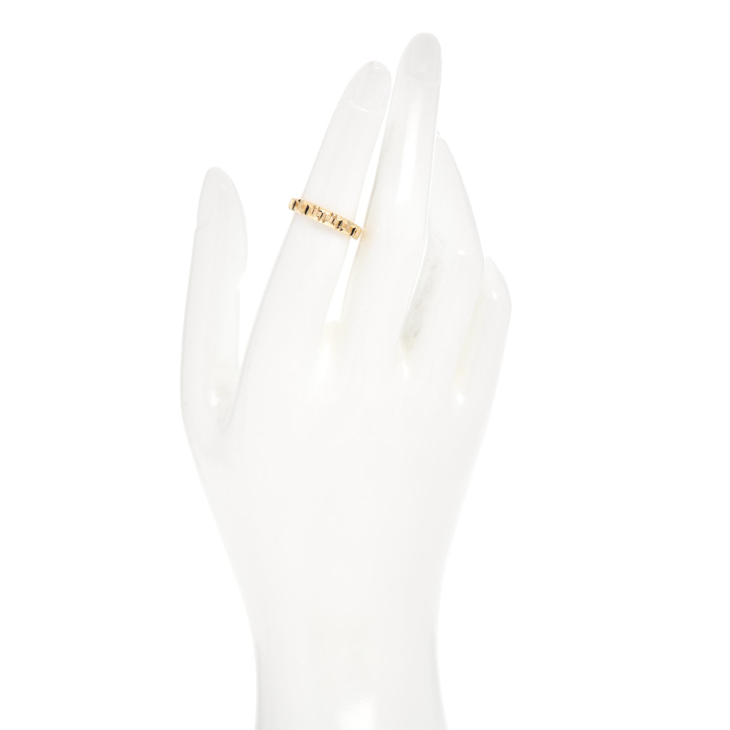 18K Yellow Gold T True Narrow Ring 50 5.5