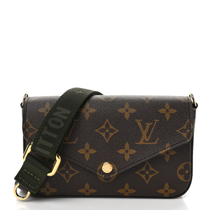 Louis Vuitton Monogram Felicie Strap & Go Kaki 3 of 9