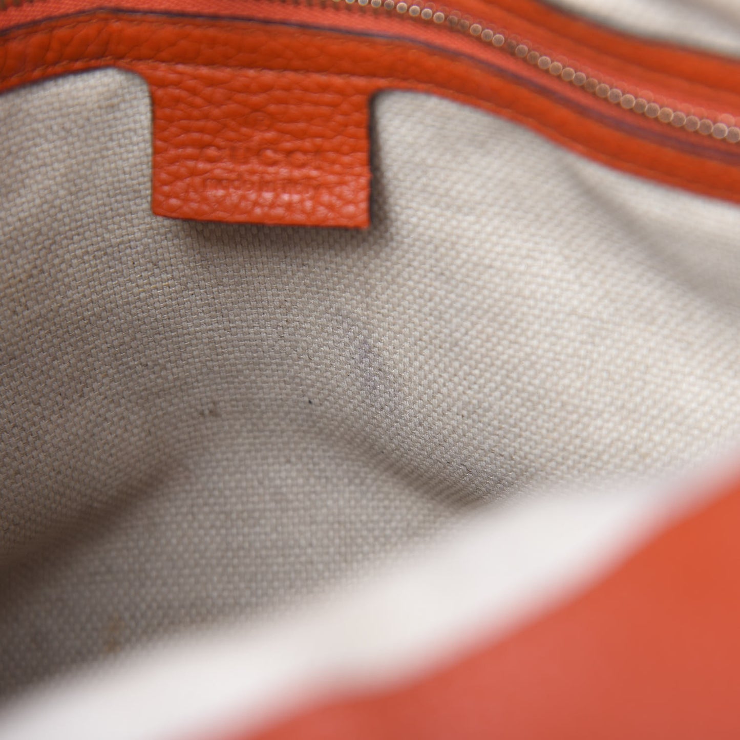 Pebbled Calfskin Medium Soho Chain Shoulder Bag Sun Orange