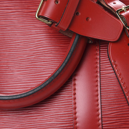Louis Vuitton Epi Keepall 55 Castillan Red 15 of 16