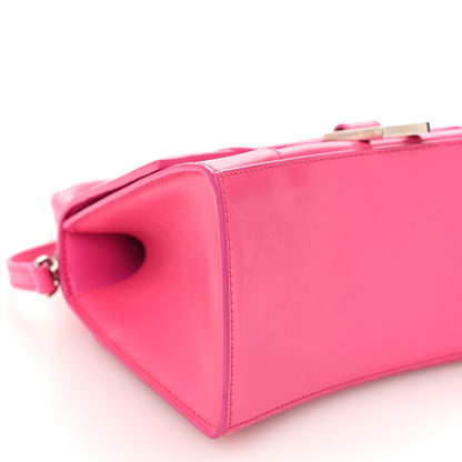Balenciaga Shiny Box Calfskin Small Hourglass Top Handle Bag Acid Fuchsia 9 of 11