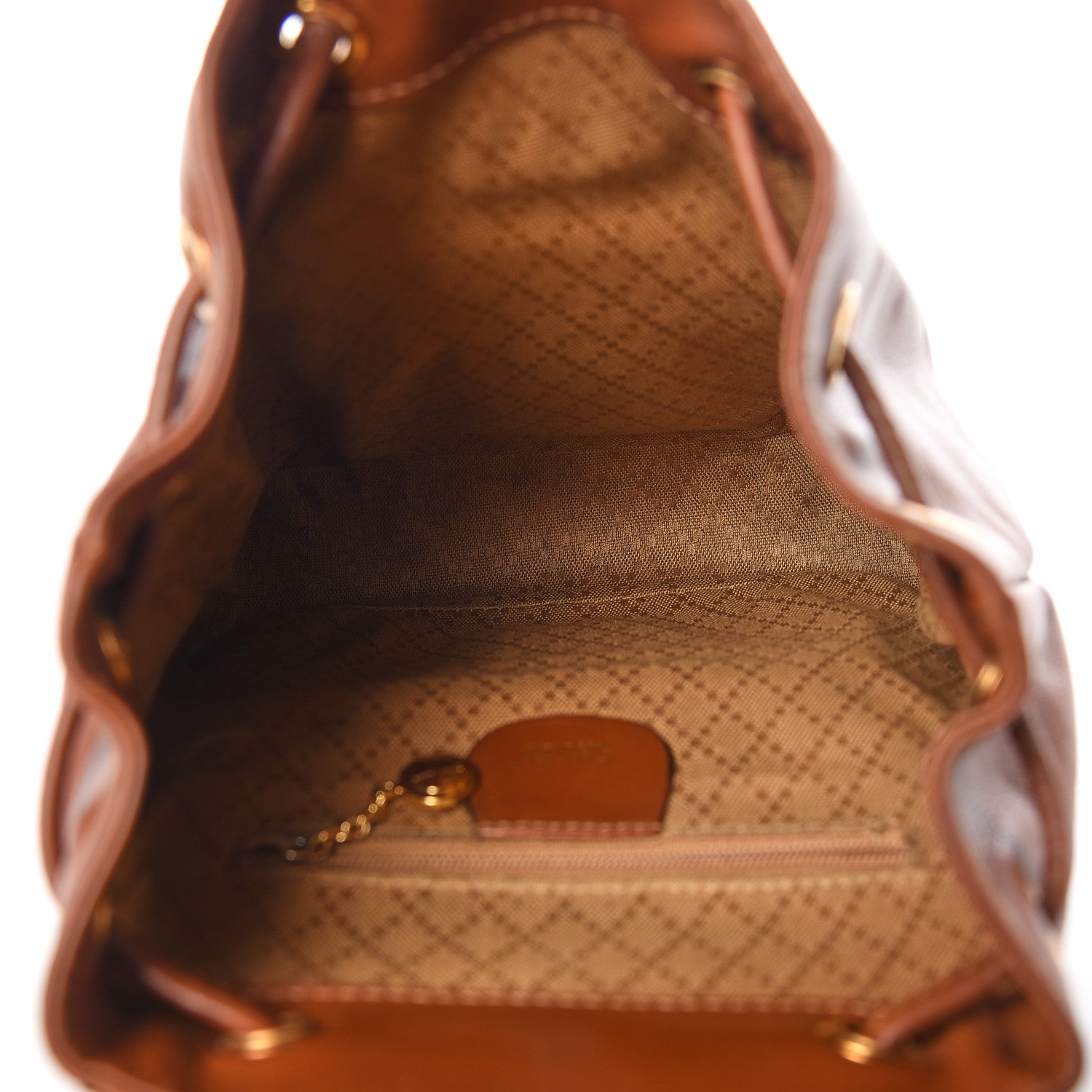 Gucci Calfskin Bamboo Mini Backpack Brown 5 of 12