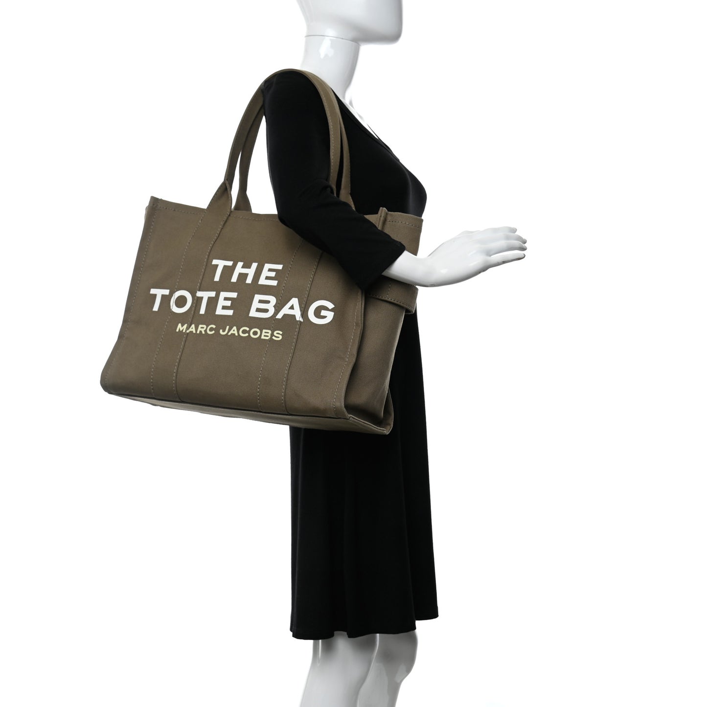 Canvas Large Summer Tote Bag Slate Green