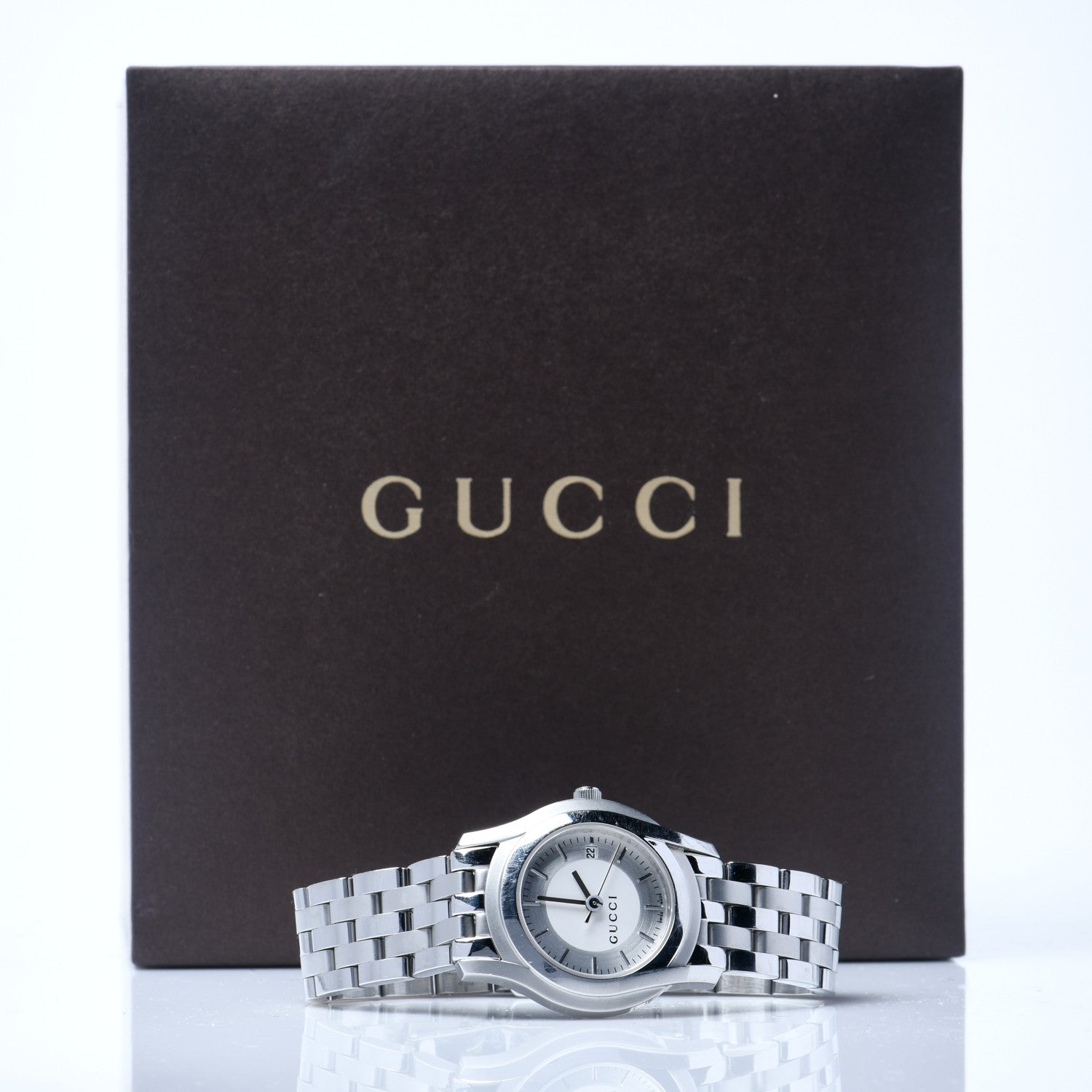 Gucci Stainless Steel 27mm 5500L Quartz Watch 6 of 6