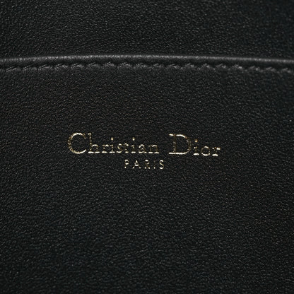 Christian Dior Supple Calfskin Cannage Large Caro Daily Pouch Black 8 of 11