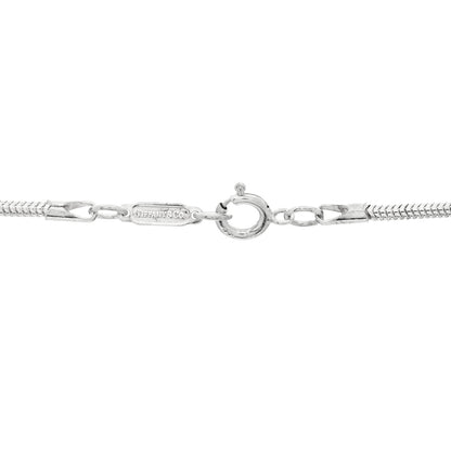 Tiffany Sterling Silver 1837 Bar Pendant Necklace 3 of 3