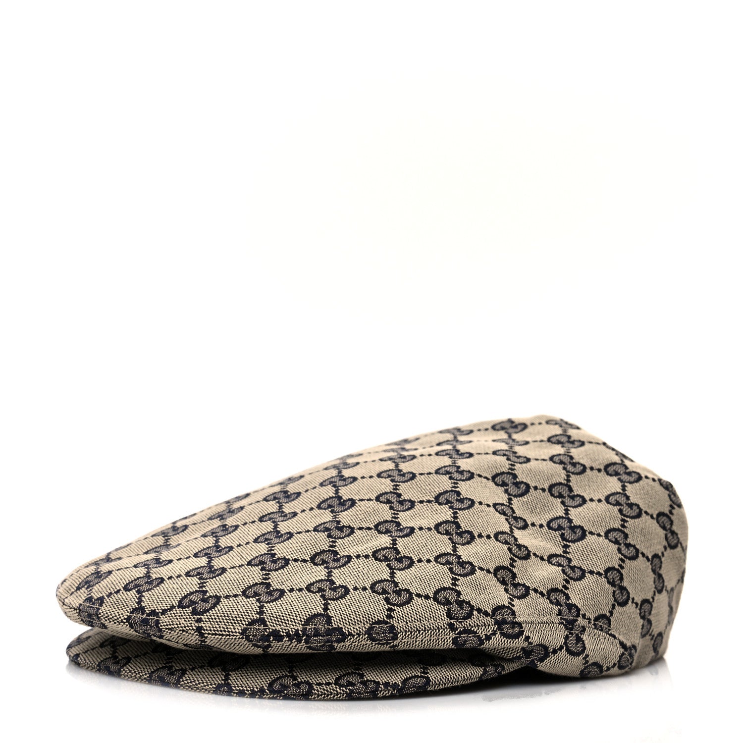 Gucci Monogram Flat Cap XS Navy 1 of 8