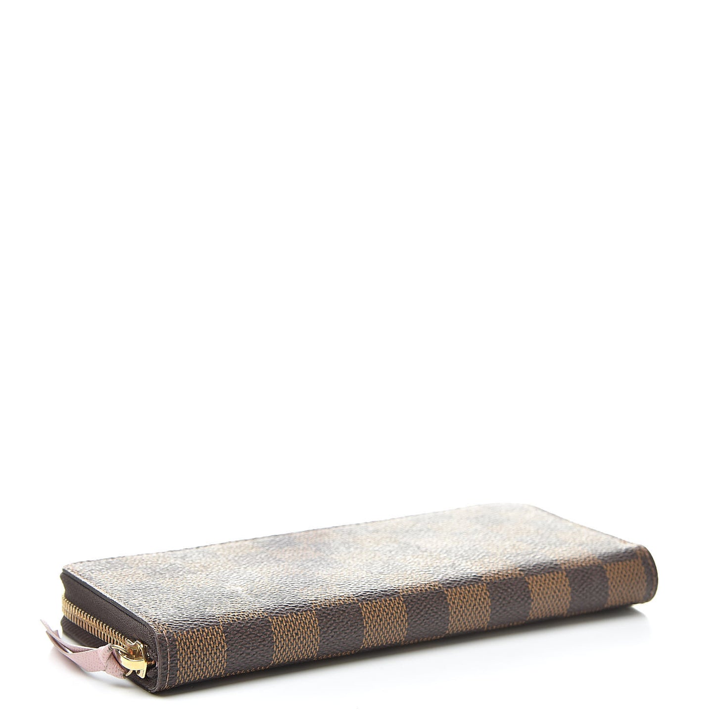 Damier Ebene Clemence Wallet Rose Ballerine