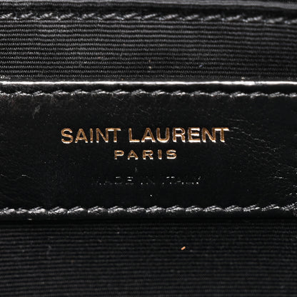 Saint Laurent Suede Matelasse Monogram Lou Camera Bag Cinnamon 6 of 10
