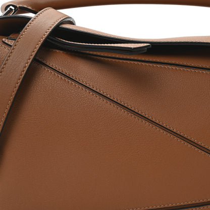 Loewe Calfskin Small Puzzle Bag Tan 7 of 9