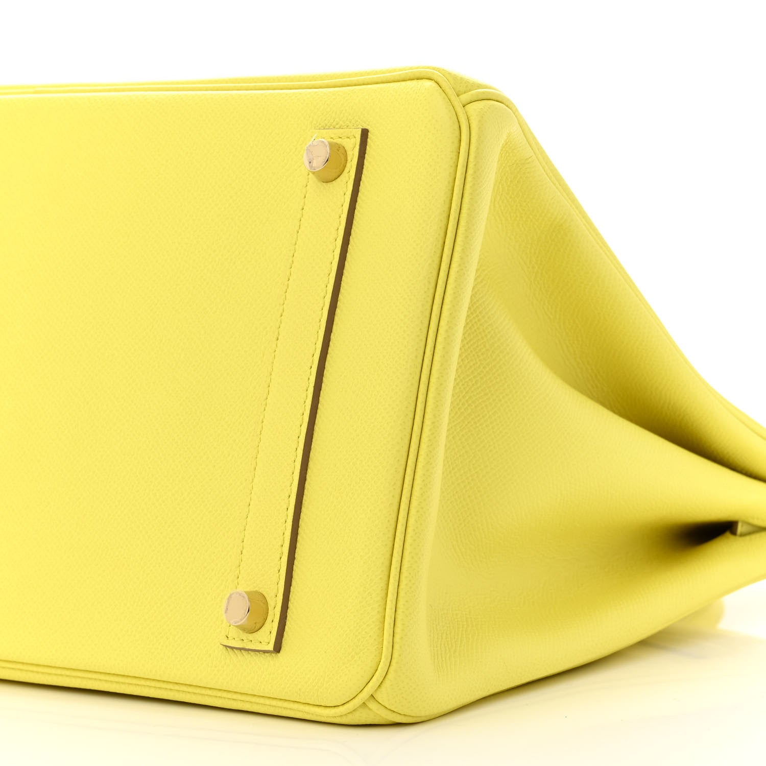Hermes Epsom Birkin 35 Lime 10 of 12