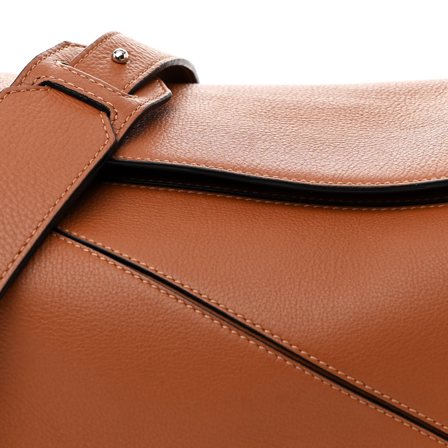 Calfskin Medium Puzzle Bag Tan