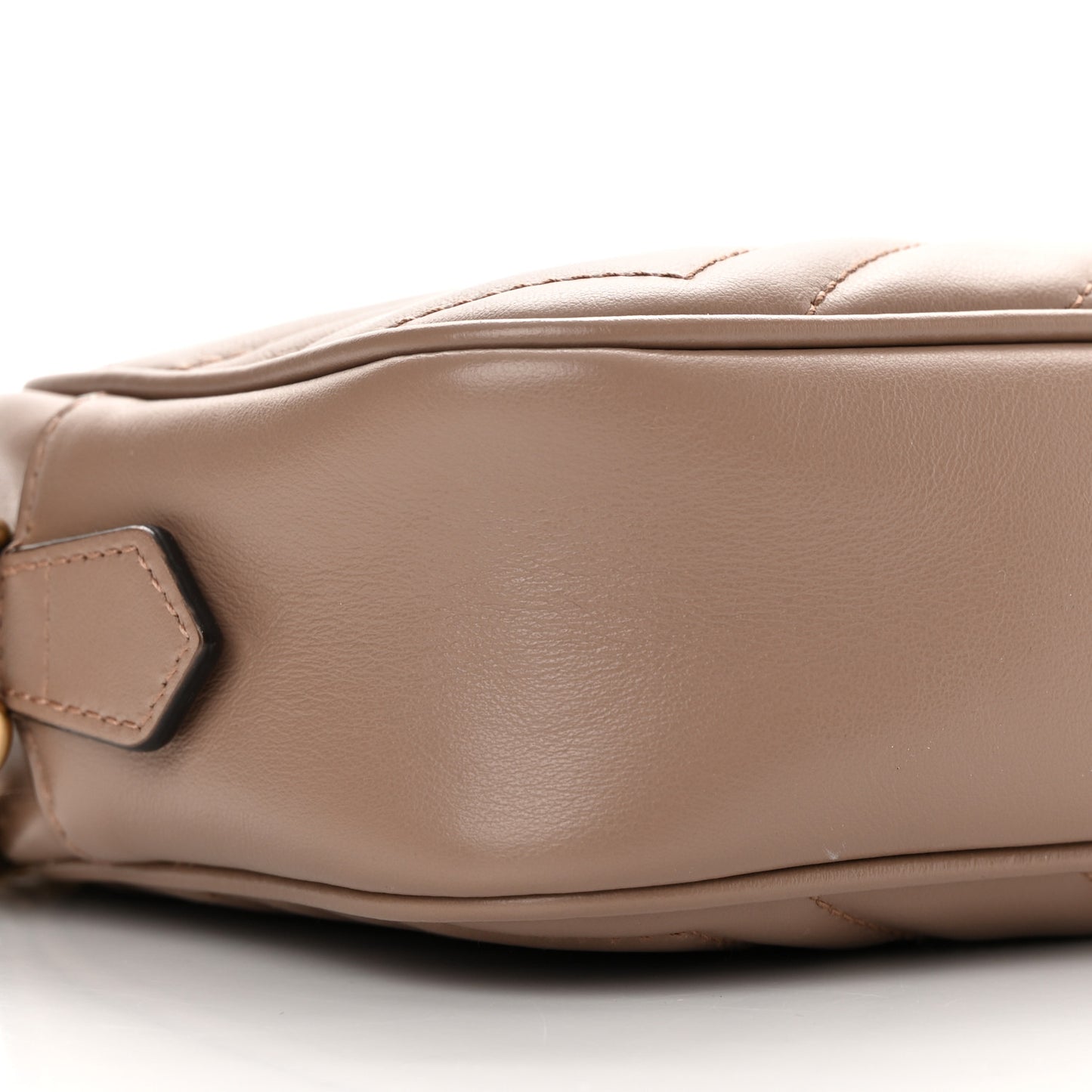 Calfskin Matelasse Mini GG Marmont Chain Shoulder Bag Porcelain Rose