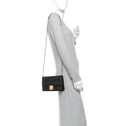 Christian Dior Lambskin Cannage Miss Dior Promenade Pouch Black 2 of 15