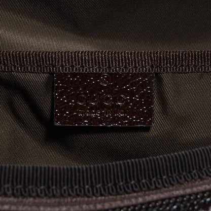 Gucci Monogram Natural Pigskin Large Diaper Bag Beige Ebony Cocoa Dark Chocolate 7 of 9