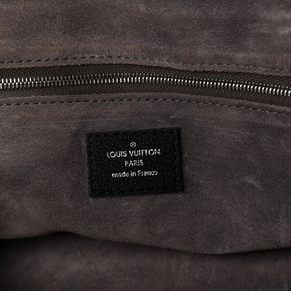 Louis Vuitton Veau Cachemire Soft Lockit MM Black 6 of 15