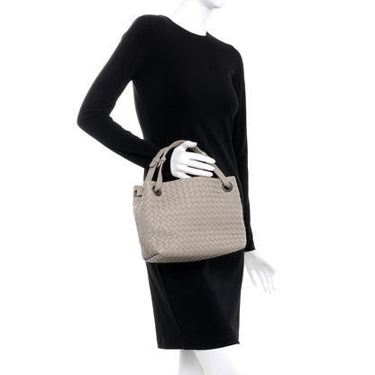 Bottega Veneta Nappa Intrecciato Small Garda Bag Grey 2 of 8