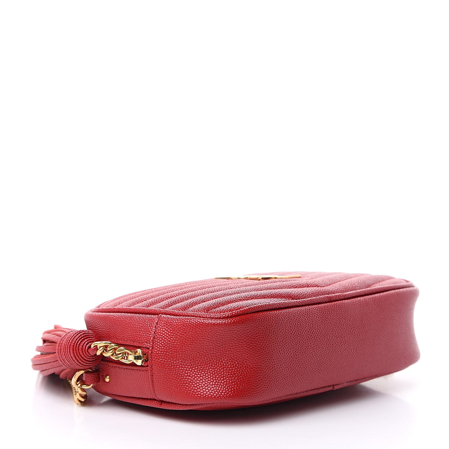 Grain De Poudre Matelasse Monogram Mini Lou Camera Bag Eros Red