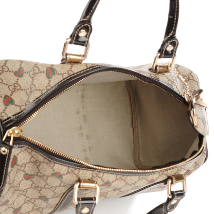 Gucci GG Plus Monogram Hearts Medium Joy Boston Dark Brown 5 of 7