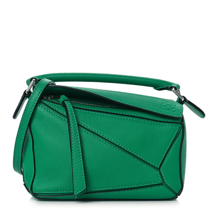 Loewe Calfskin Mini Puzzle Bag Jungle Green 1 of 8