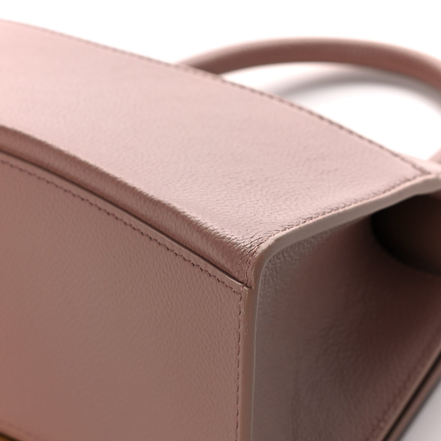 Balenciaga Grained Calfskin Small Hourglass Top Handle Bag Nude Beige 12 of 12