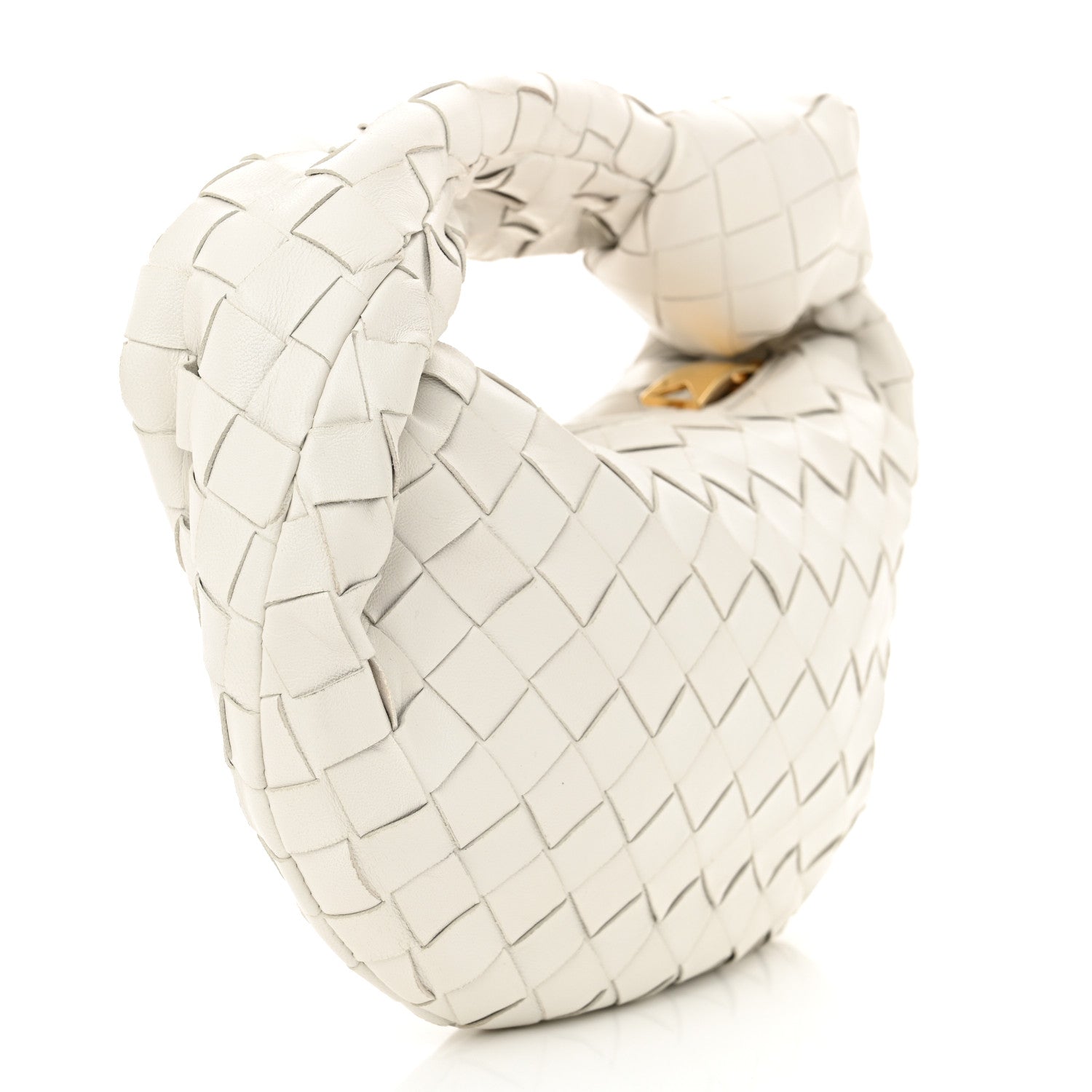 Bottega Veneta Patent Nappa Intrecciato Mini Jodie White 3 of 10