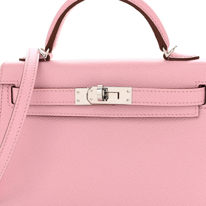 Hermes Epsom Mini Kelly Sellier 20 Mauve Sylvestre 7 of 12
