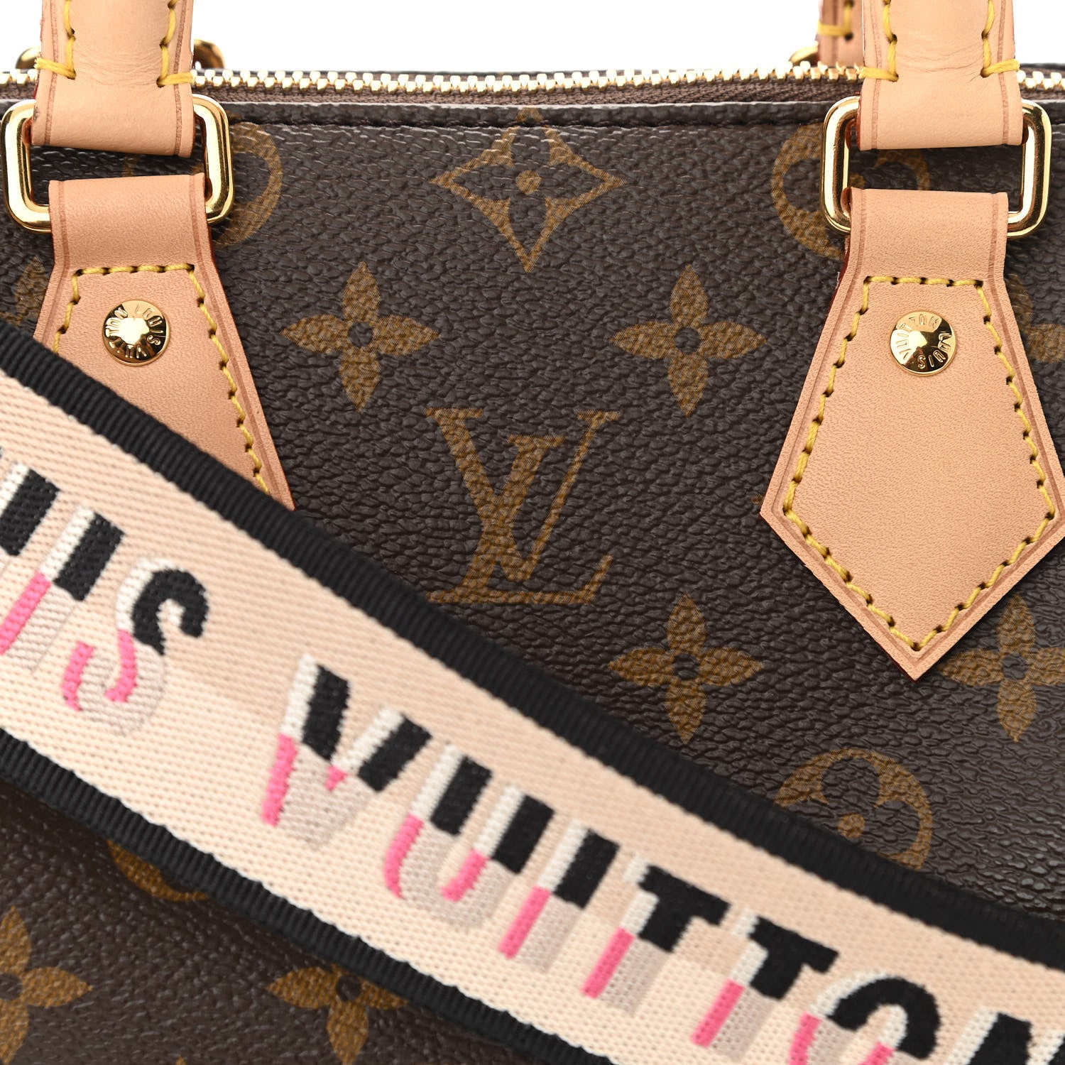 Louis Vuitton Monogram Speedy Bandouliere 20 Black 7 of 10