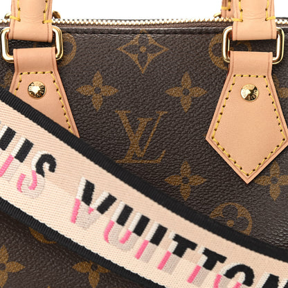 Louis Vuitton Monogram Speedy Bandouliere 20 Black 7 of 10