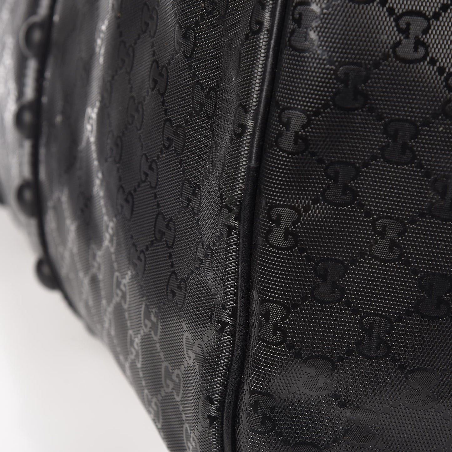 Imprime Monogram Studded Large Carry On Duffle Black