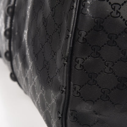 Gucci Imprime Monogram Studded Large Carry On Duffle Black 11 of 12