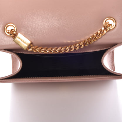 Saint Laurent Grain De Poudre Small Monogram Kate Satchel Pale Blush 5 of 15
