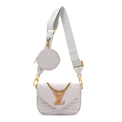 Louis Vuitton Calfskin New Wave Multi Pochette Brume 1 of 14