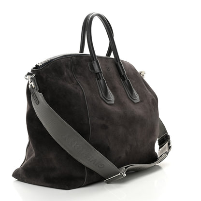 Givenchy Suede Large Antigona Sport Top Handle Bag Brown 2 of 8